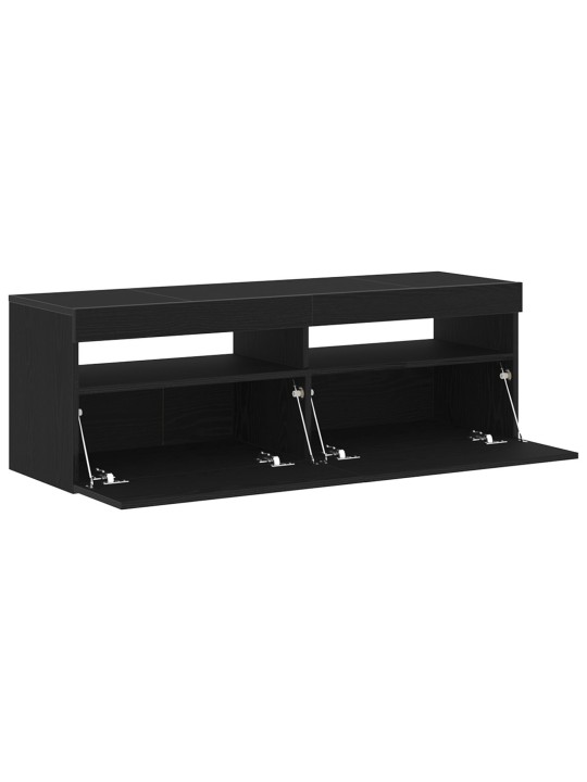 TV KAPP LEDIDEGA MUST PUIT 120X35X40 CM TEHISPUIT
