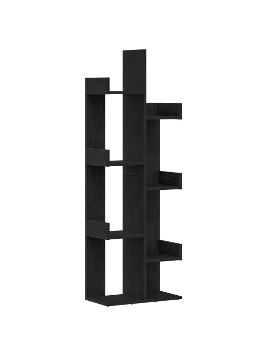 RAAMATUKAPP MUST TAMME 48X25,5X140 CM TÖÖDELDUD PUIT