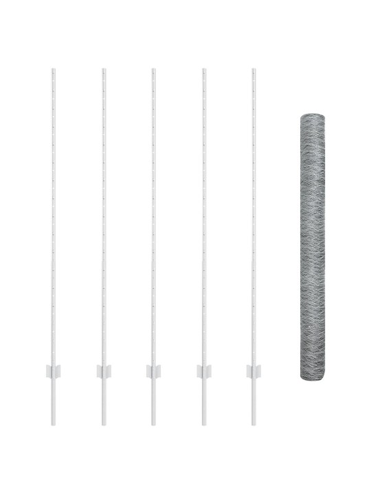 AIA POSTID 10 TK U-KANAL 160 CM GALVANISEERITUD TERAS, KUUSNURKNE AED 1.6X10 M GALVANISEERITUD TERAS
