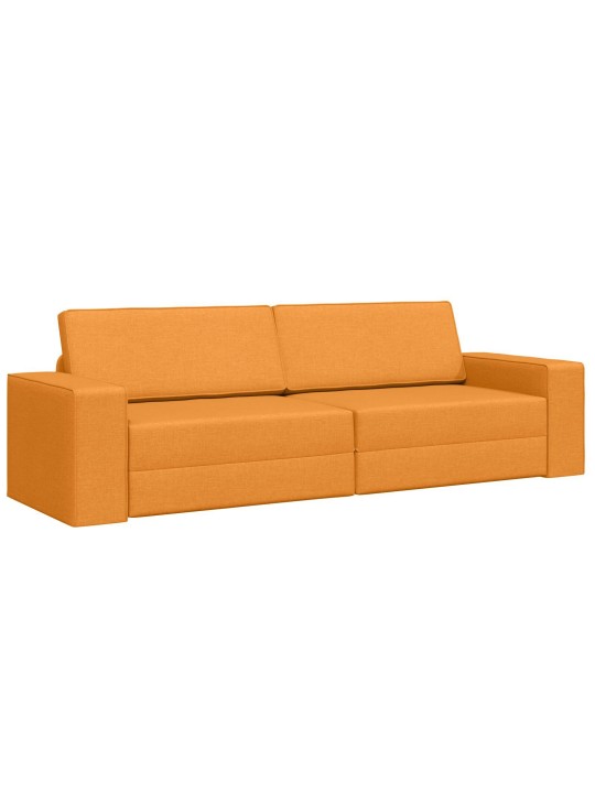 PÕRANDADIIVANVOODI 2-IN-1 TUME KOLLANE 245X150X60.5 CM KANGAS