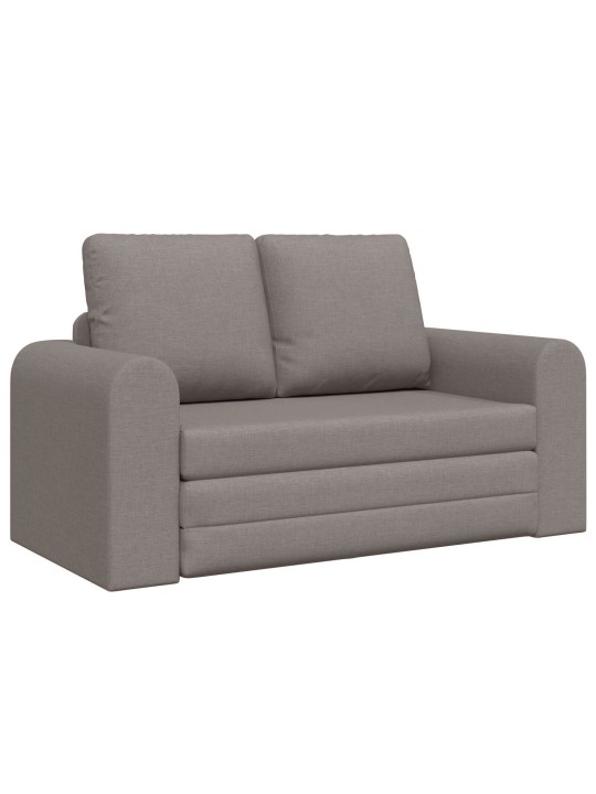 PÕRANDADIIVANVOODI 2-IN-1 TAUPE 148X71X83 CM KANGAS