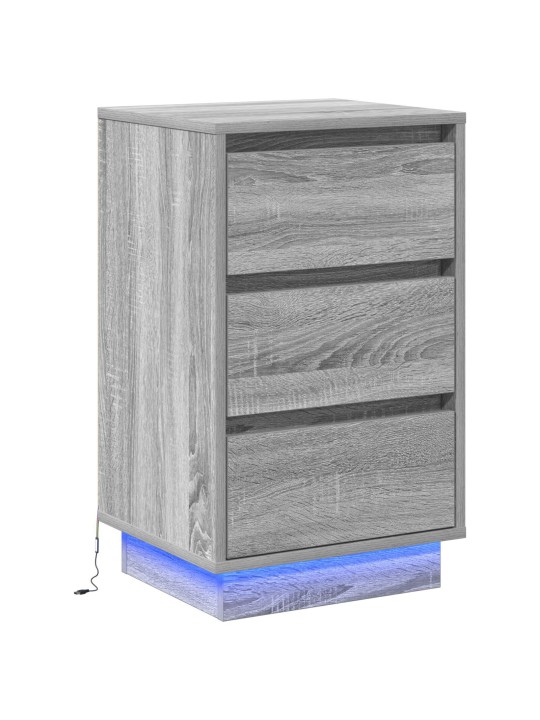 ÖÖKAPP KOOS LED HALL SONOMA 39X34.5X65 CM TEHISPUIDUST