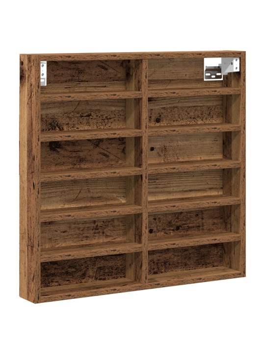 VITRINE KABINET VANAST PUIDUST 60X8,5X58 CM TÖÖSTUSLIK PUIT