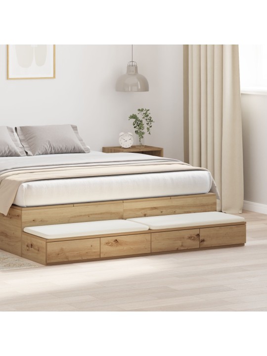 VOODI SAHTLID ARTISAN TAMME 140X36,5X16,5 CM TEHISPUIT