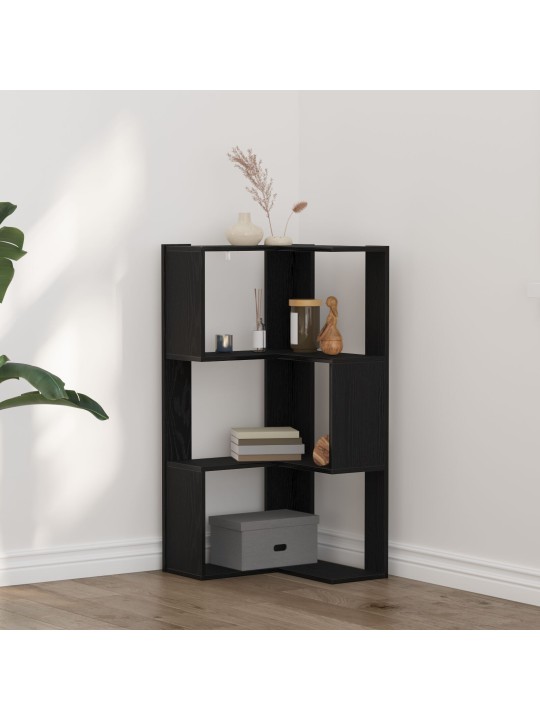 NURGARIIUL 3-KORRUSELINE MUST TAMME 50X50X102 CM TÖÖDELDUD PUIT