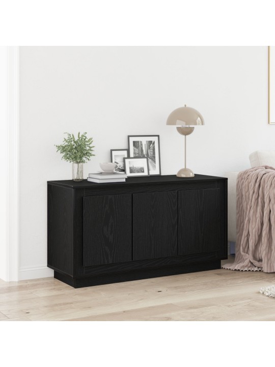 KÕRVALKAPID MUST TAMME 102X35X55 CM TÖÖDELDUD PUIT