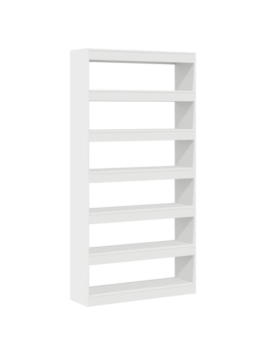 VALGE RAAMATURIIUL VALGE MDF 100 X 30 X 198 CM RIIUL