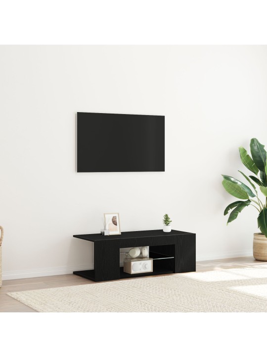 TELERI KAPP LED VALGUSEGA MUST TAMME 90X39X30 CM TEHISPUIT