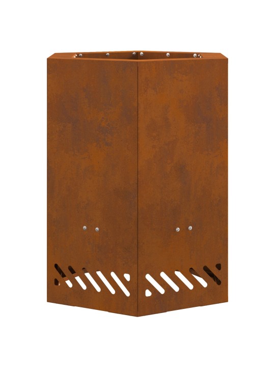SUITSEMATU TULEPLATS KUUSNURKNE 38X38X51 CM ILMASTIKUKINDEL TERAS