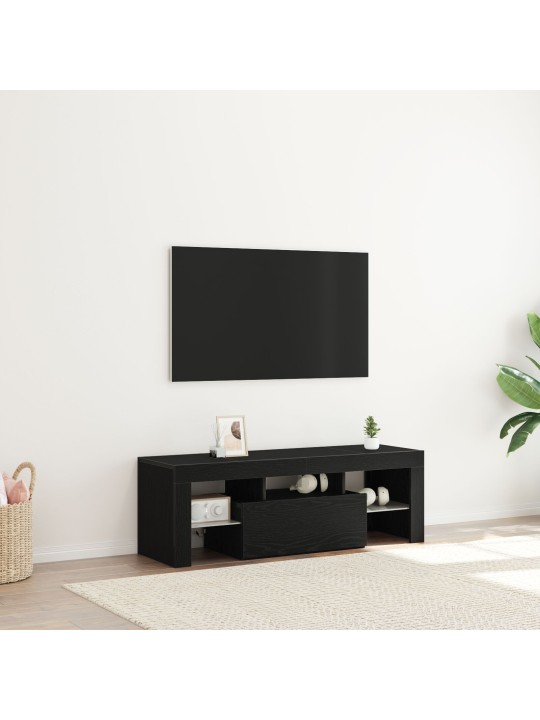 TELERITE JAOKS LED-VALGUSTUSEGA MUST TAMM 120X35X40 CM