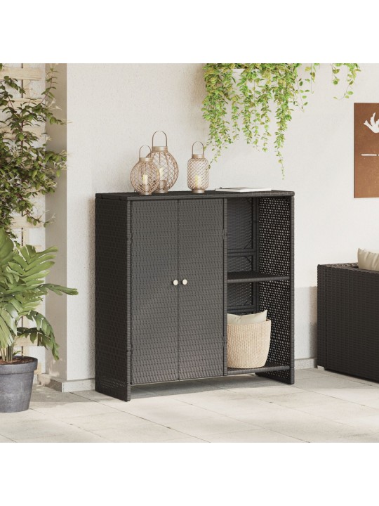 LADUSTAMISKAPP MUST 100X36X102 CM RATTAN