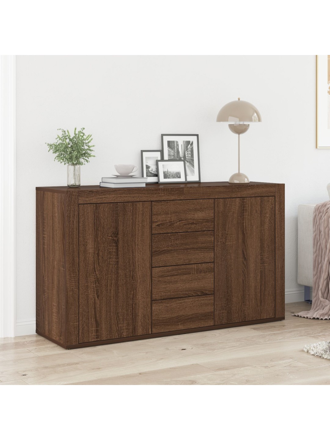 KÕIDE PRUUN TAMM TEHISPUIT 120 X 36 X 69 CM KÕIDE RISTKÜLIK
