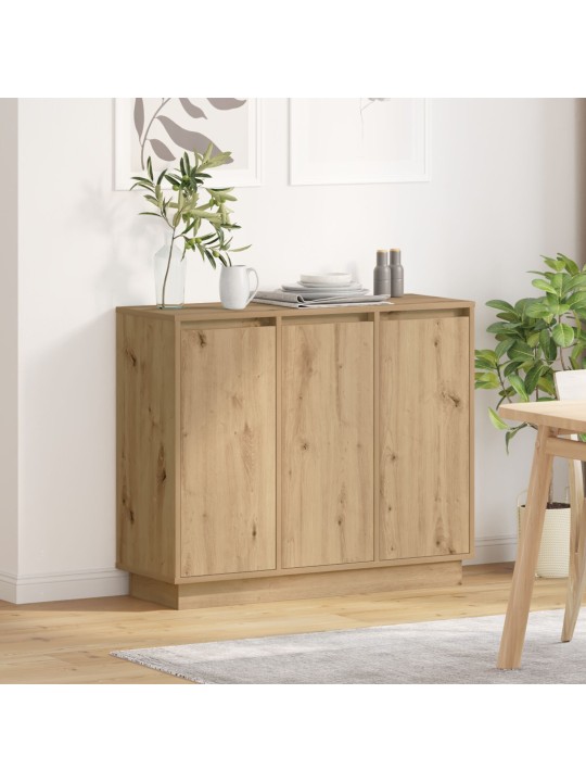 LEDIGA KÜLGLAUD ARTISANI TAMM 90X32X75 CM TÖÖDELDUD PUIDUST