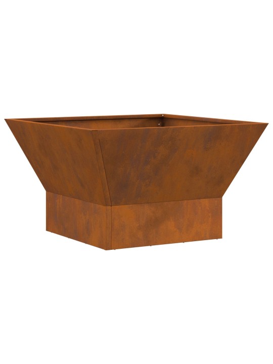 PRUUN TULEKAEV 60X60X35 CM KULUTATUD TERASEST