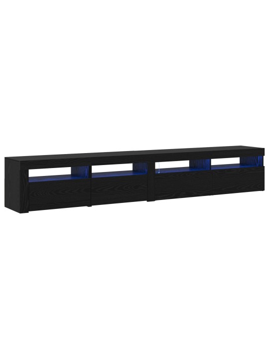 TV KAPID 2 TK LED VALGUSTE JA MUSTA TAMMEPUIDUGA, TV KAPP LED MUST TAMM 120X35X40 CM TEHISPUIT