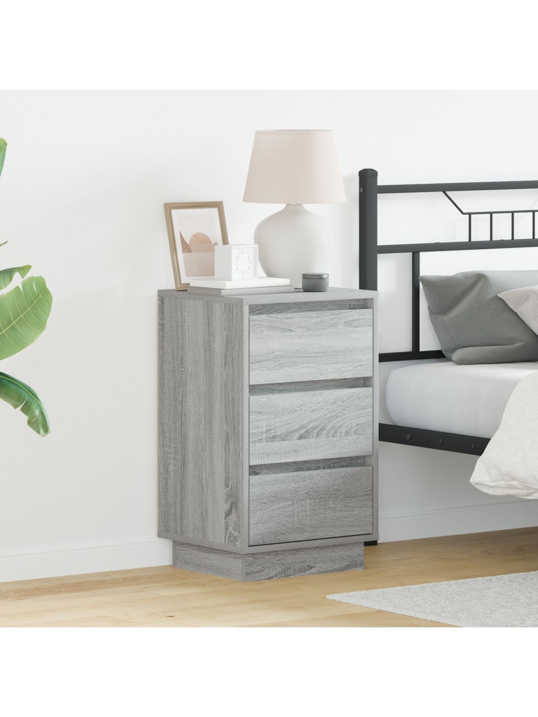 ÖÖKAPP KOOS LED HALL SONOMA 39X34.5X65 CM TEHISPUIDUST