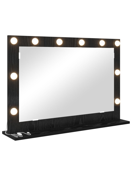 PEEGEL LED-VALGUSTITEGA MUST PUIT 80X55X18 CM