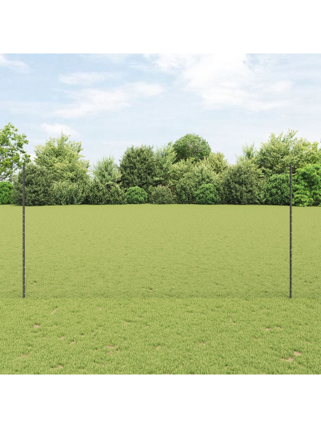 AIA AED 2 TK KOMPLEKT HALL PULBERVÄRVITUD TERAS 25 X 1.5 M
