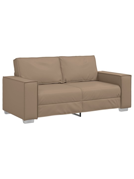 KAHEISTMENE DIIVAN CAPPUCCINO 140 CM KUNSTNAHAST