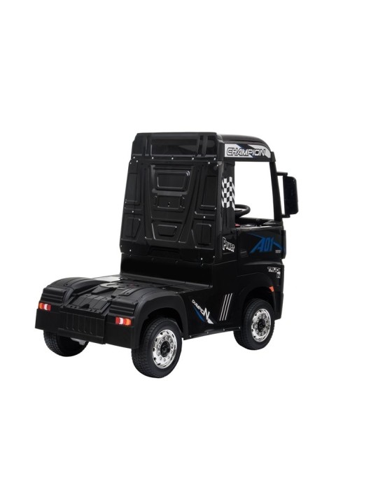 Laste Elektriauto Mercedes Actros Must