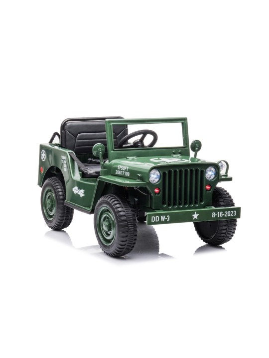 Laste Elektriauto JH-103 Army Roheline 4x4