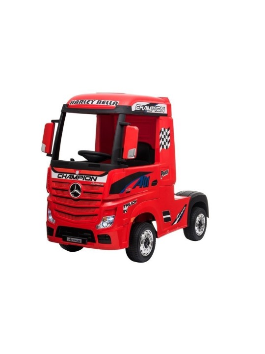 Laste Elektriauto Mercedes Actros Punane