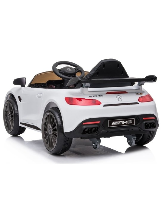 Laste Elektriauto Mercedes AMG GT R Valge