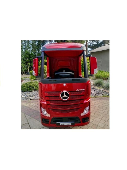 Laste Elektriauto Mercedes Actros Punane