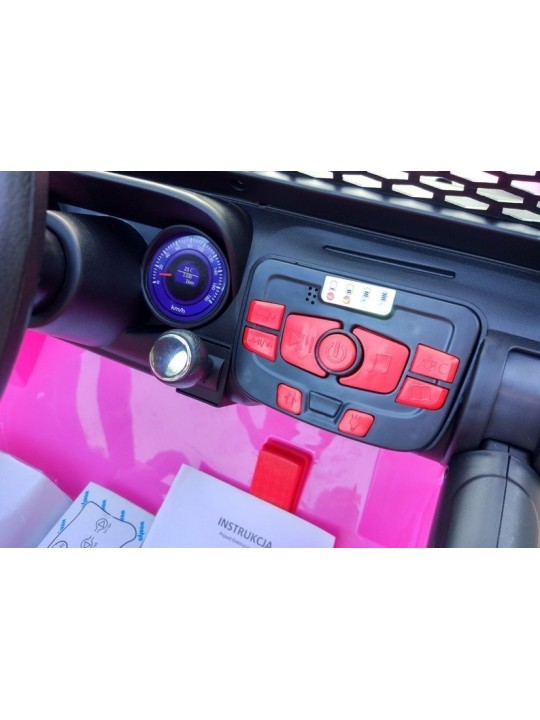 Laste Elektriauto S2388 Jeep Roosa 4x45W