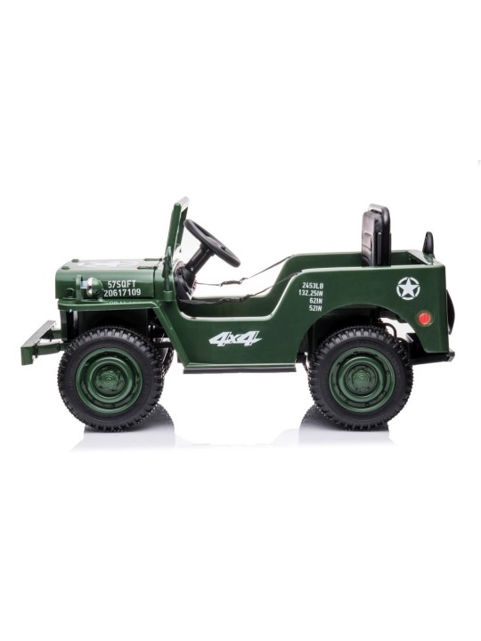 Laste Elektriauto JH-103 Army Roheline 4x4