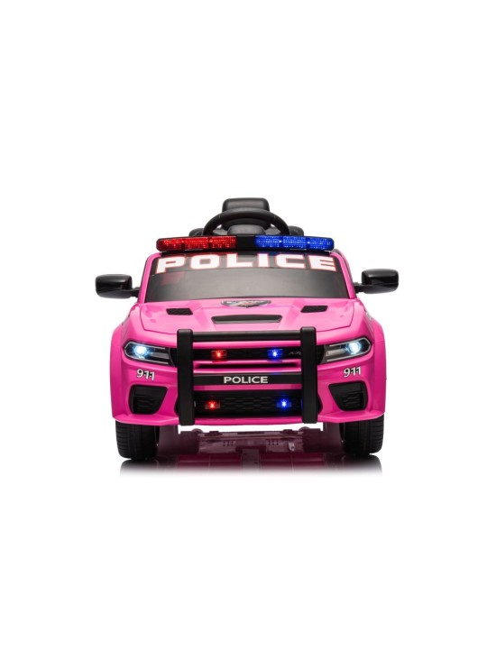 Laste Elektriauto Dodge Laadija Police Roosa