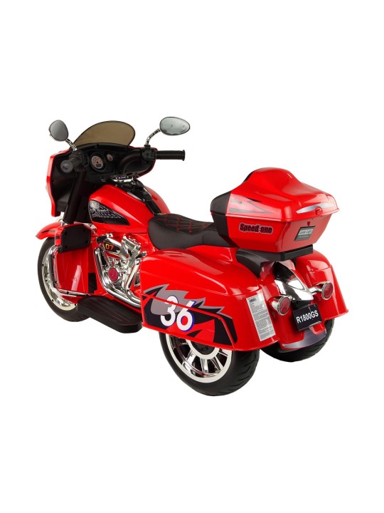 Elektriline pealeistutav mootorratas Goldwing Punane