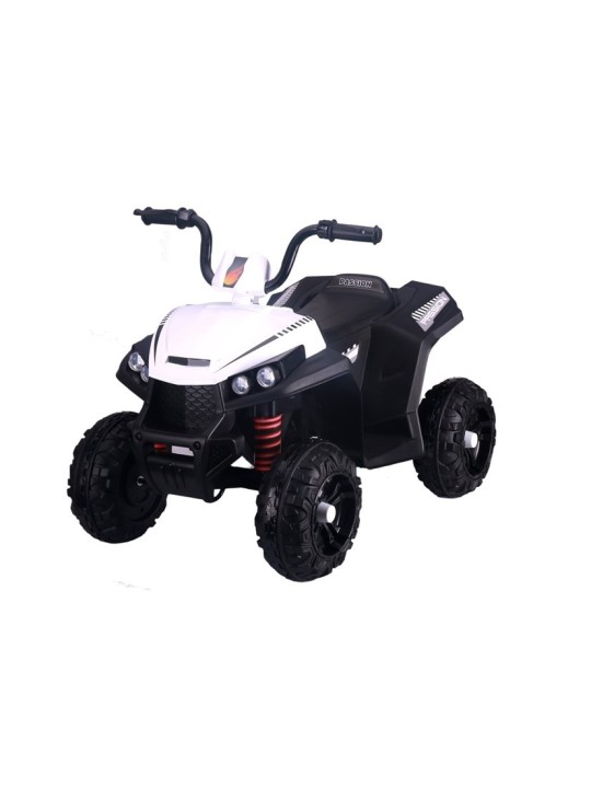 S601 Valge Elektriline pealeistutav Quad lastele