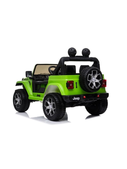 Elektriline pealeistutav Jeep Rubicon 4x4 Roheline