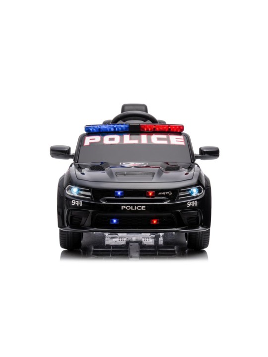 Laste Elektriauto Dodge Laadija Police Must