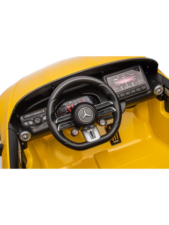 Mercedes AMG SL63 Elektriauto Lastele, Kollane Värvitud