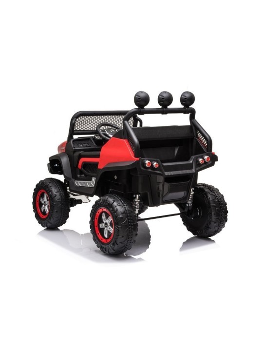 Elektriline pealeistutav Mercedes Unimog S Punane