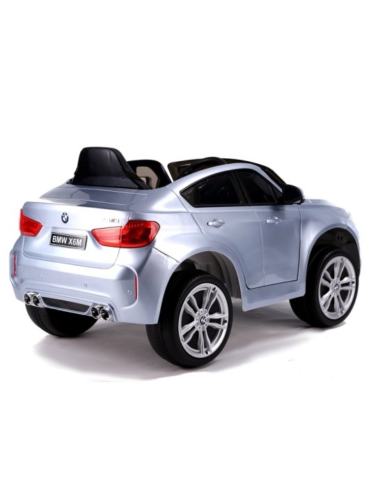 Laste Elektriauto BMW X6 Hõbedane Lakitud