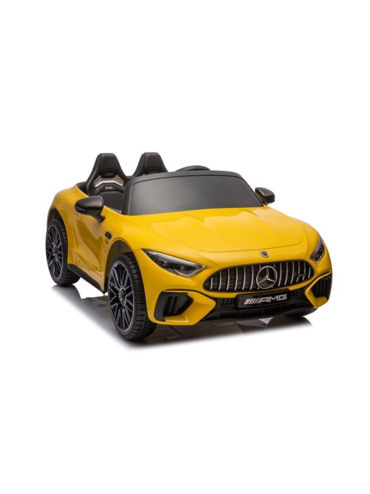 Mercedes AMG SL63 Elektriauto Lastele, Kollane Värvitud