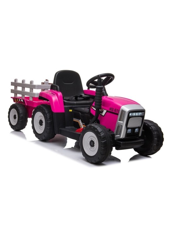 XMX611 Elektriline pealeistutav traktor Roosa