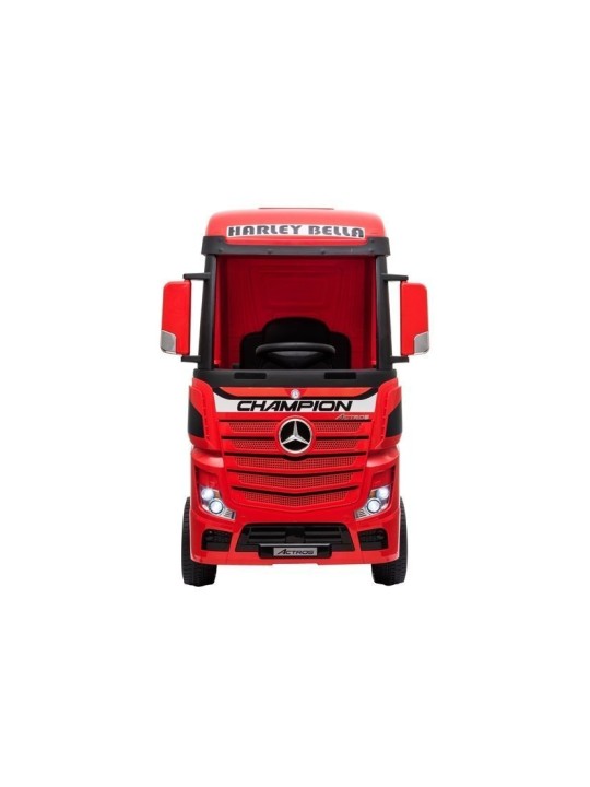 Laste Elektriauto Mercedes Actros Punane