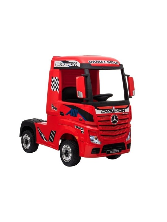 Laste Elektriauto Mercedes Actros Punane