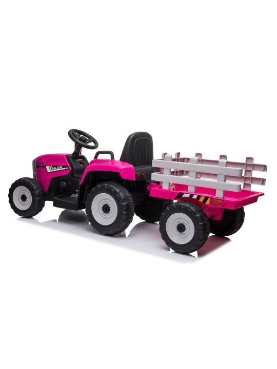 XMX611 Elektriline pealeistutav traktor Roosa