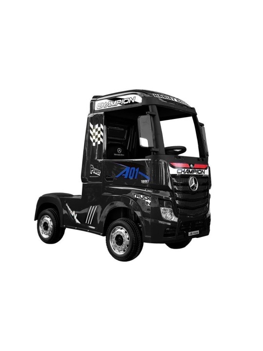 Laste Elektriauto Mercedes Actros Must Värvitud MP4