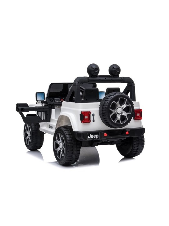 Elektriline pealeistutav Jeep Rubicon 4x4 Valge