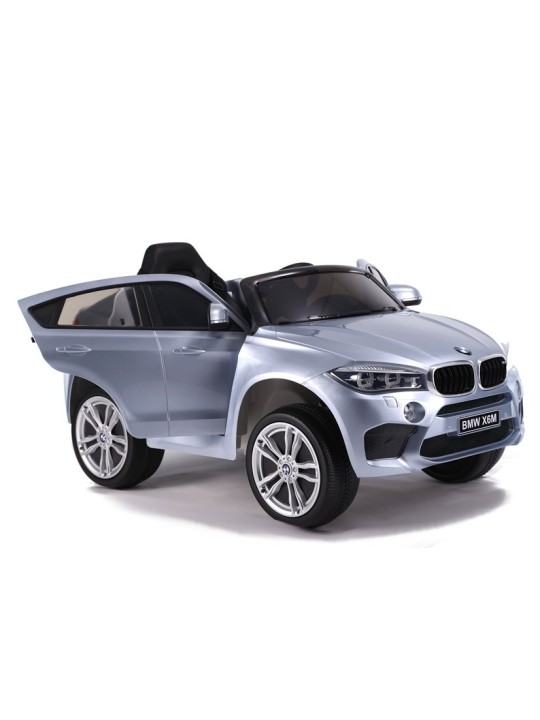 Laste Elektriauto BMW X6 Hõbedane Lakitud