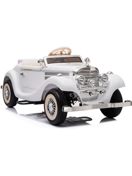 Laste Elektriauto Mercedes 540K Valge