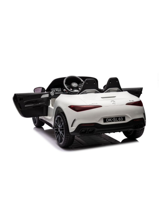 Mercedes AMG SL63 Laste Elektriauto Valge
