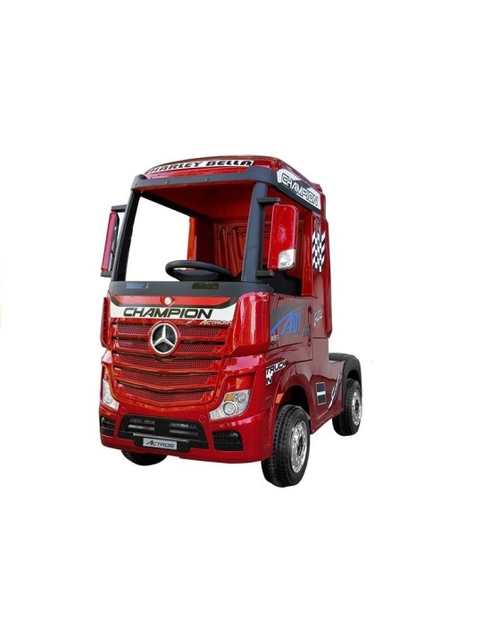 Laste Elektriauto Mercedes Actros Punane
