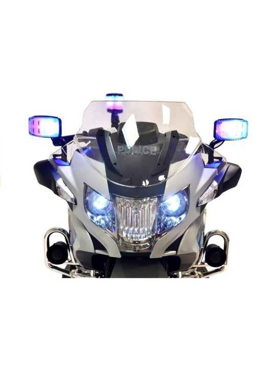 Elektriline Mootorratas Lastele BMW R1200 Policja Hõbedane
